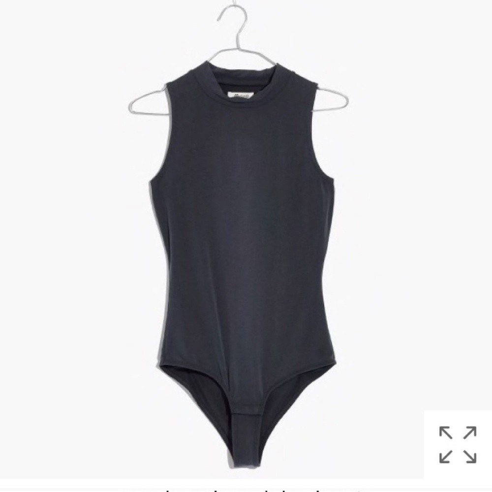 Madewell gray xs bodysuit NWT